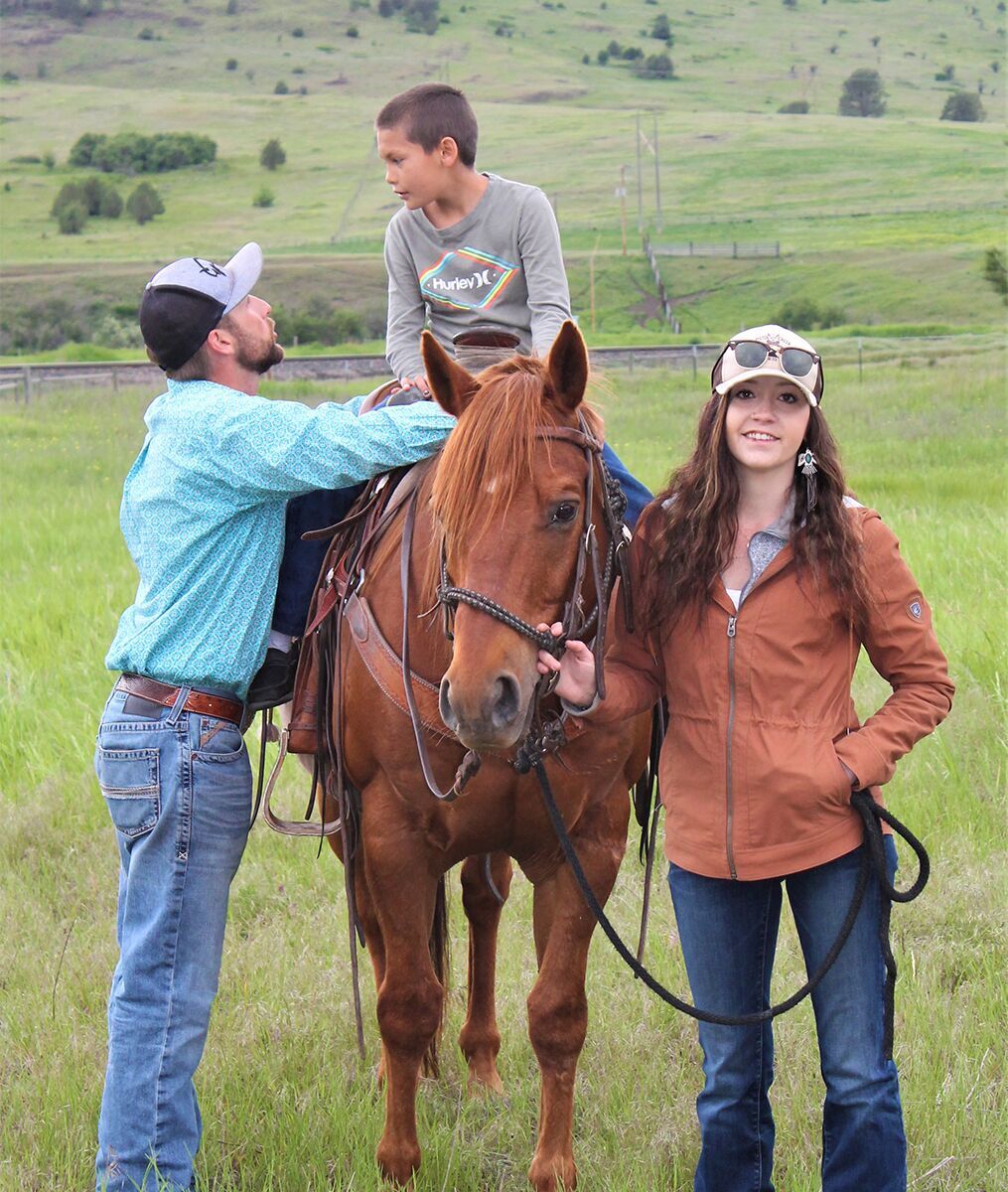 Kids enjoy an equine experience